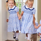 Halloween Toile Smocked Dress- FINAL SALE