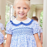 Halloween Toile Smocked Dress- FINAL SALE