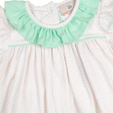 Pink Polka Dot Knit Dress- FINAL SALE
