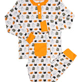 Vintage Halloween Knit Pajama Set- FINAL SALE
