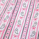 Ghost Stripe with Silver Lurex Pajama Set- FINAL SALE