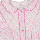 Pumpkin Scallop Print Bubble- FINAL SALE