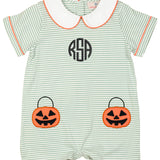 Jack O' Lantern Pocket Shortall- FINAL SALE