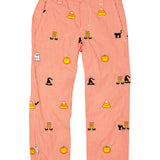 Spooky Embroidered Halloween Pants- FINAL SALE