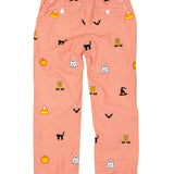 Spooky Embroidered Halloween Pants- FINAL SALE