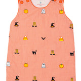 Spooky Embroidered Halloween Shortall- FINAL SALE