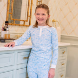Morning Glory Knit Pajama Set- FINAL SALE