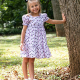 Happy Ghosts Square Neck Dress- FINAL SALE
