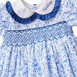 Halloween Toile Smocked Dress- FINAL SALE