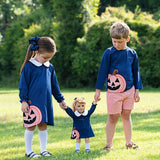 Jackolantern Applique Shorts Set- FINAL SALE