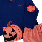 Jackolantern Applique Shorts Set- FINAL SALE