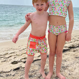Tropical Fruit Swim Trunks-FINAL SALE