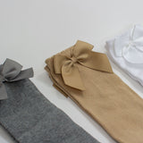 Knee Socks with Grosgrain Bow