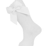 Knee Socks with Grosgrain Bow
