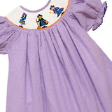 Witches Smocked Halloween Dress- FINAL SALE