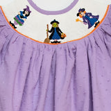 Witches Smocked Halloween Dress- FINAL SALE