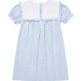 Blue Gingham Bib Jumper