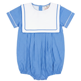 Cobalt Gingham Knit Bubble