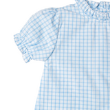 Bluebell Check Scalloped Skirt Set