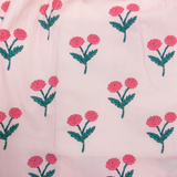 Pink Posy Block Print Bubble
