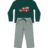 Holiday Hauler Gingham Pant Set