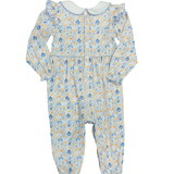 Trick-Or-Treat Toile Knit Romper