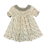 Boo Crew Smocked Bishop Dress