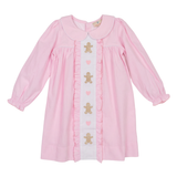 Gingerbread Lane Embroidered Gingham Dress