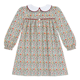 William Morris Inspired Bird Print Dress