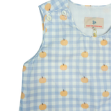 Pumpkin Harvest Gingham Shortall