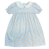 Pumpkin Harvest Gingham Dress