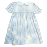 Pumpkin Harvest Gingham Dress