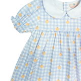 Pumpkin Harvest Gingham Dress