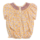 Pumpkin Parterre Smocked Bubble