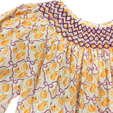 Pumpkin Parterre Smocked Bubble
