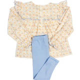 Golden Gathering Knit Legging Set