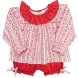 Be Mine Blossoms Knit Bloomer Set