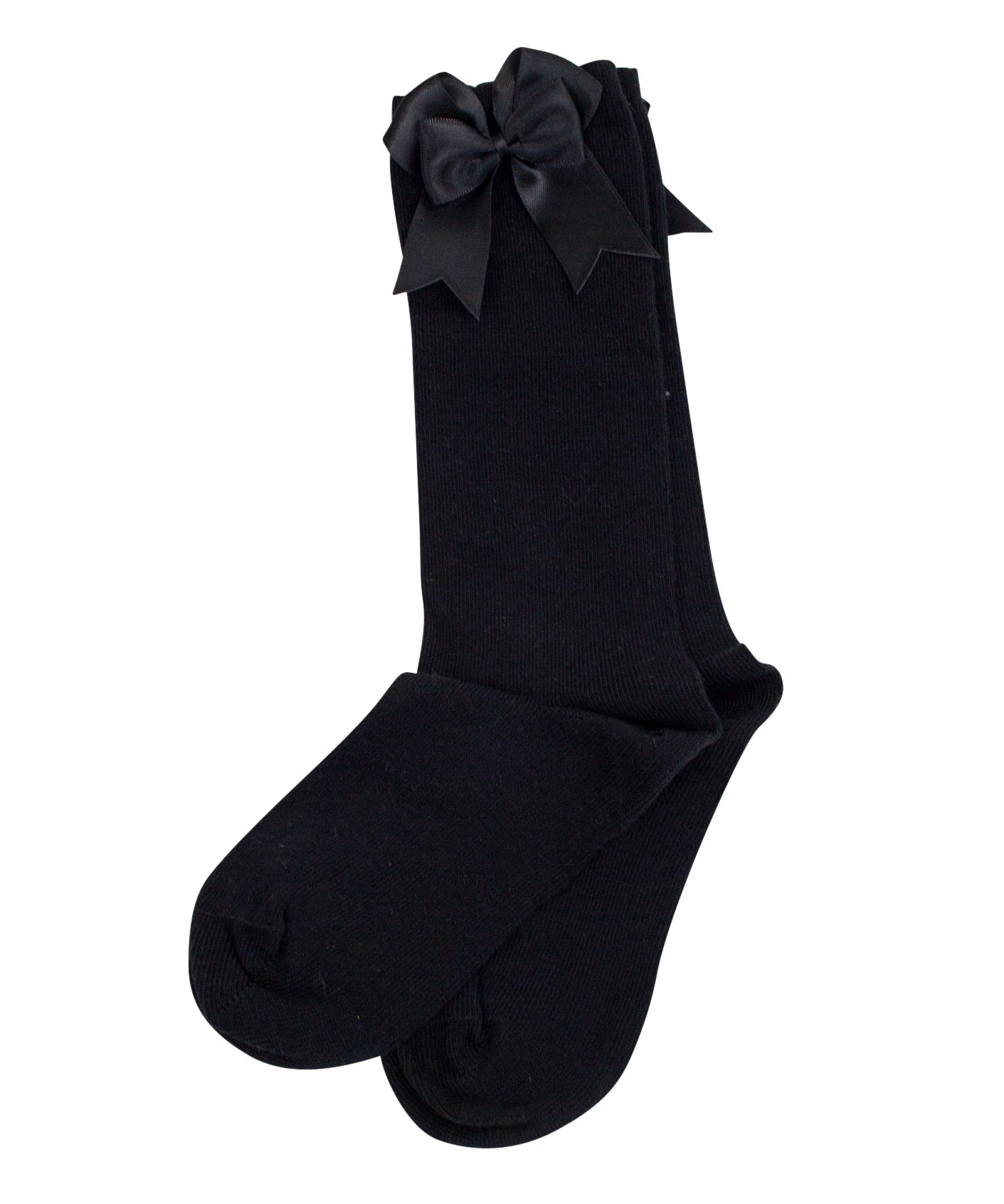 Knee Socks with Satin Bow