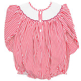 Candy Cane Smocked Bishop Bubble