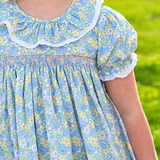 Spring Bloom Smocked Dress-FINAL SALE