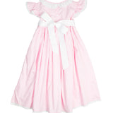 Pink Smocked Clara Dress with Sash