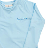 Rash Guard Long Sleeve in Coastal Blue
