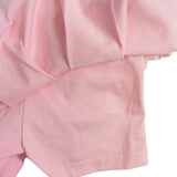 Pink Striped Skirt Set