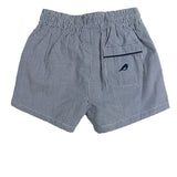 Navy Gingham Shorts