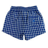 Royal Blue Checked Shorts