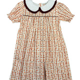 Falling Leaves Plaid Dress