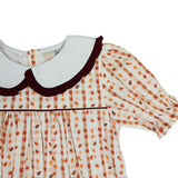 Falling Leaves Plaid Dress