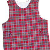 Red Tartan Plaid Longall- FINAL SALE