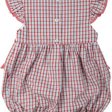 Flags Smocked Checked Bubble- FINAL SALE