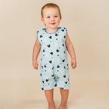 Watercolor Mouse Blue Shortall